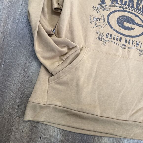 NFL x Darius Rucker x Fanatics Brown Green Bay Packers Rocker Pullover Hoodie L - Picture 4 of 16